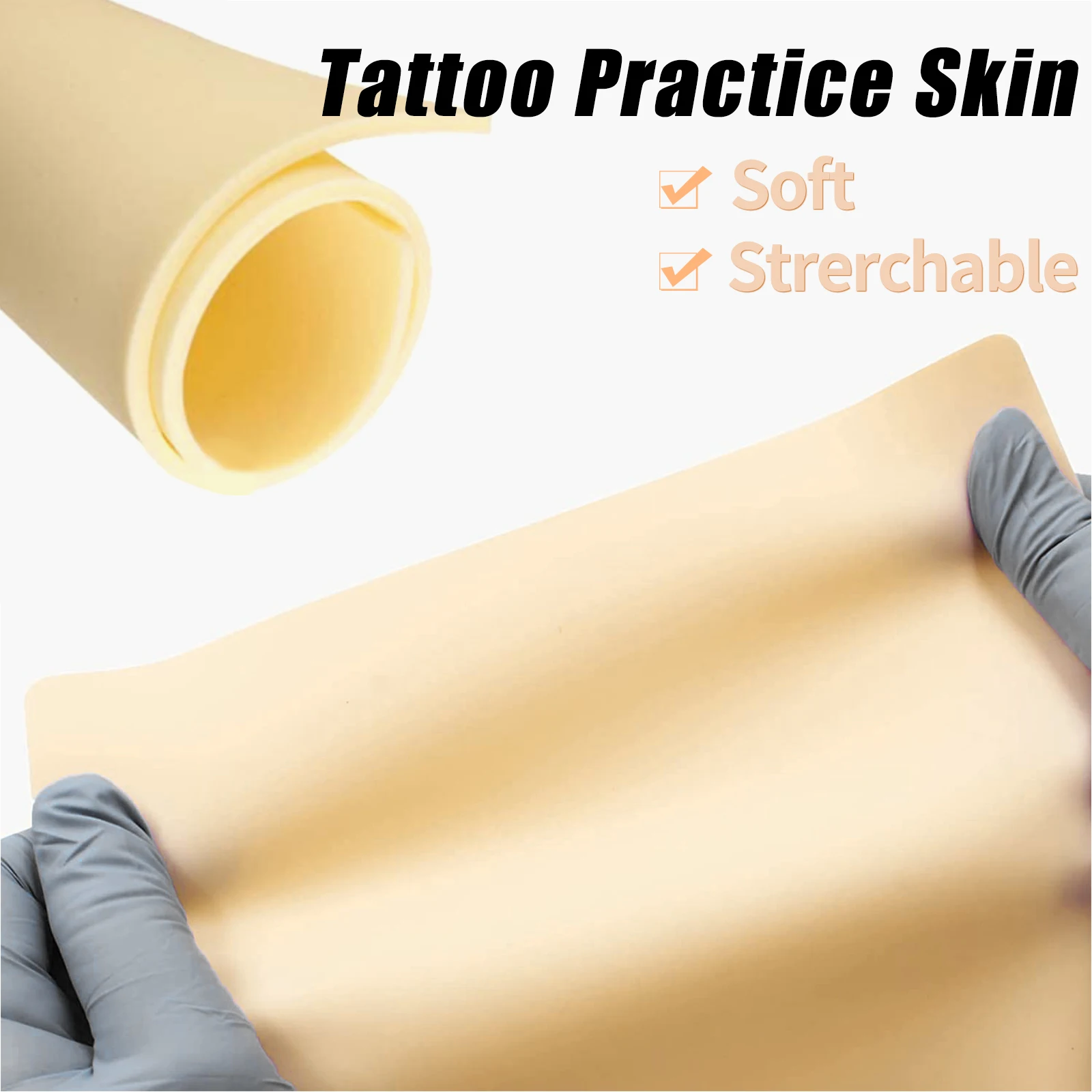 Tattoo Practice Skin 3/10/12Pcs Tattoo Practice Skin For Permanent Makeup Tattoo Machine Kit Simulation A4 Tattoo Practice Skin