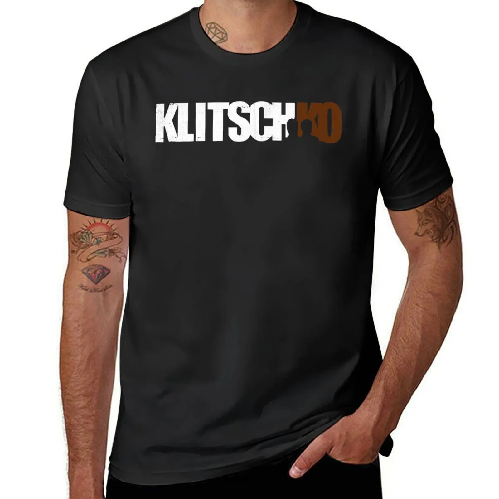 

klitschKO T-Shirt korean fashion sweat mens t shirts casual stylish