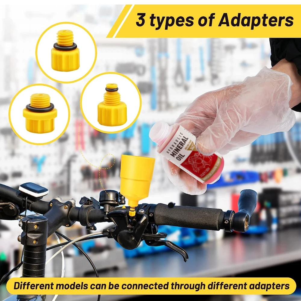 1/2/3 Pcs 60Ml Bicycle Brake Fluid Mineral Oil System Fluid Cycling Mountain Bikes for Shimano Bike Accessorie Oil Injector