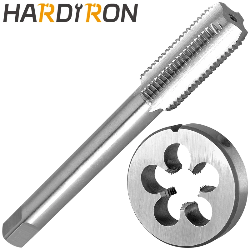 hardiron tap e round die grupo m17 x mao direita m17 x 10 rosca de maquina 01