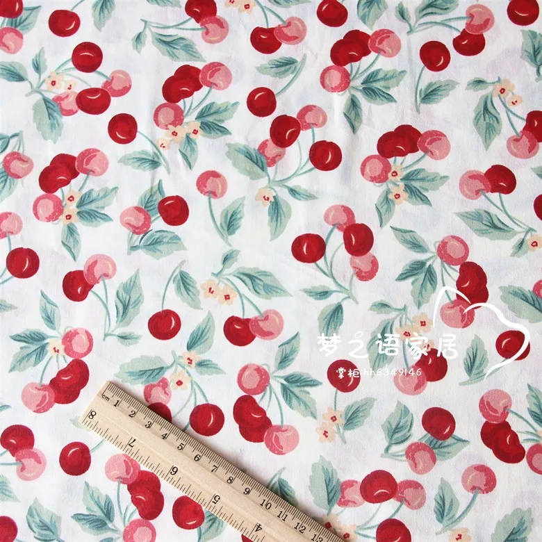 Syunss Diy Patchwork Cloth For Quilting Baby Dress Cribs Cushions Sewing Tissus Cotton Fabric Tecido Rabbit  Fruit Printed