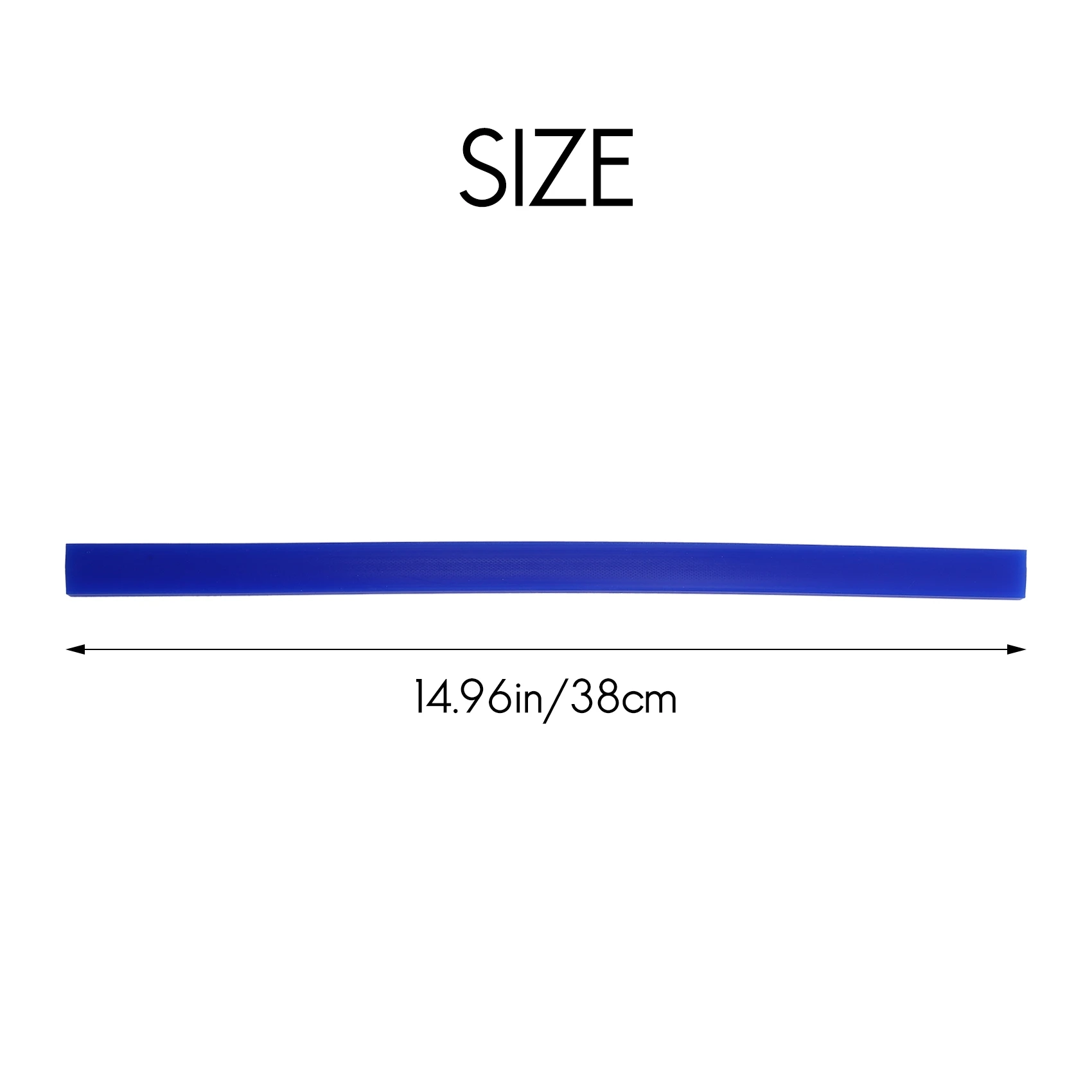 Hot Selling-Silicone Measuring Dough Thickness Strips 38Cm,Rolling Pin Spacers Sticks For Baking, Pizza, 3 Size Dough Rolling St