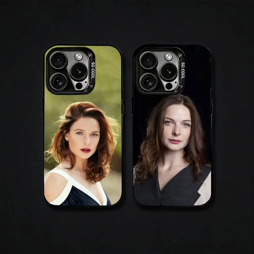 

Actor R-Rebecca F-Ferguson Phone Case For iPhone17, 16,15,14,13,12 Pro Max Black Candy Matte Shockproof Cover