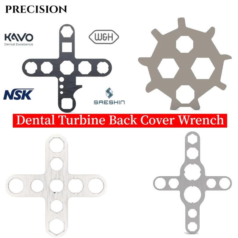 

Dental Turbine Wrench for KV/W&H/NsK/SI -ONA/B-ING/SINOL Torque Head Button Repair Tool High-speed Turbine Remove Back Cover