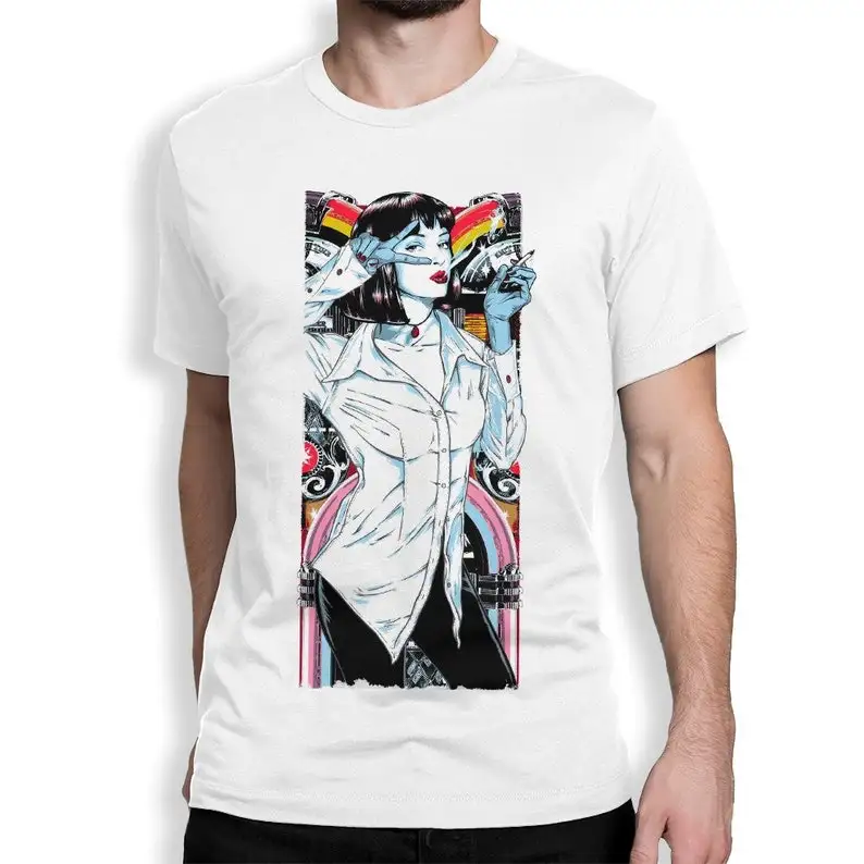 Pulp Fiction Mia Wallace T Quentin Tarantino  Men's and Women's Sizes (bc170)shirt