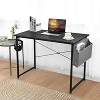 100Cm/120Cm Simple Computer PC Laptop Desk Office Desk Wooden with Storage Bag Home Office Table