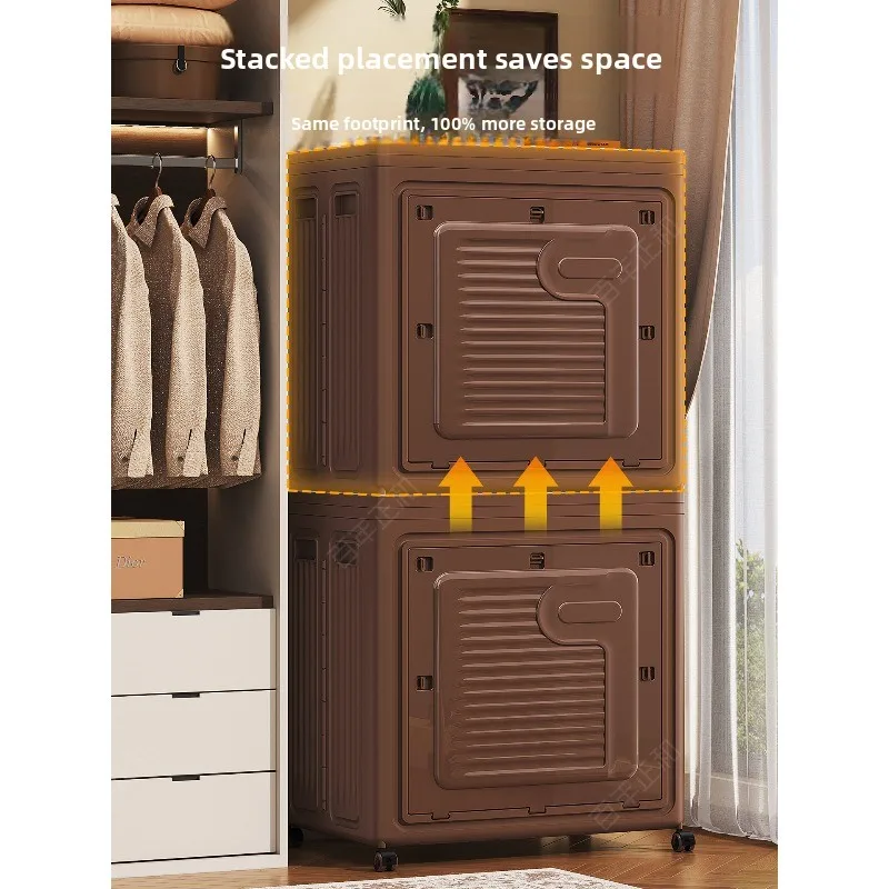 Storage box household clothes quilt sorting box large capacity oversized toys snacks foldable storage locker