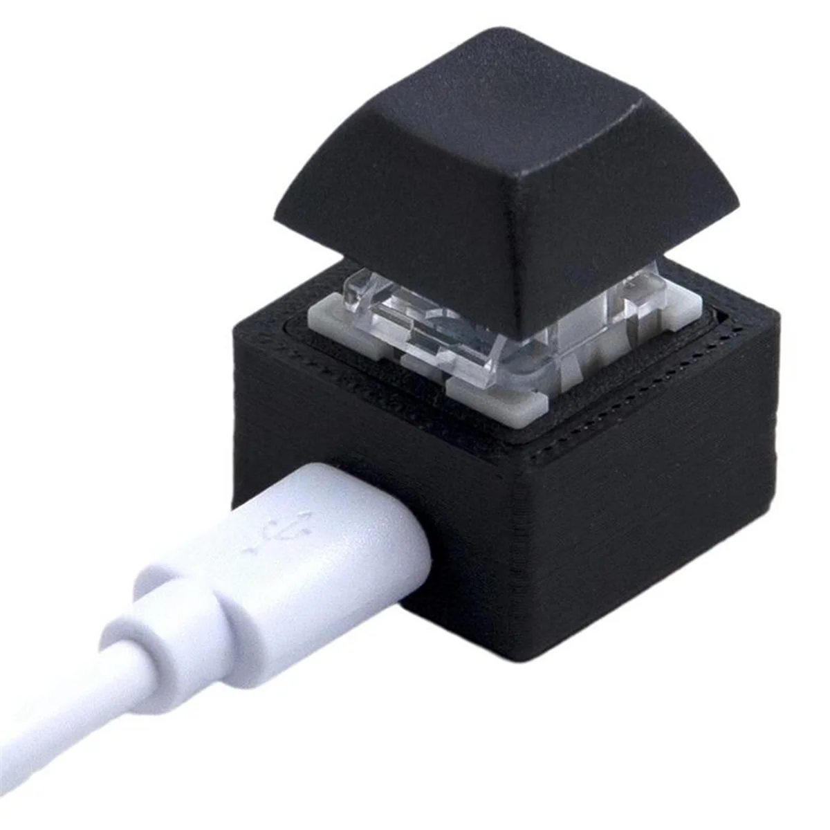 Keyboard Mini Keypad makro RGB, Kustom DIY, Keyboard Gaming, Keyboard dapat diprogram mekanis, saklar merah 1 Tombol