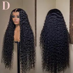 13x4 Water Wave Lace Front Human Hair Wig 13x6 Transparent Deep Wave Lace Frontal Brazilian Wigs For Women Curly Human Hair Wig