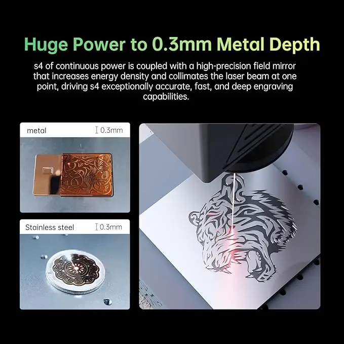 Fiber Laser Marking Machine for Metal and Non-metal Material Small Laser Engraving Machine