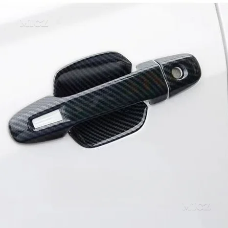 For Lexus LM 350 300h 2020 2021 2022 ABS Carbon Fiber Outer Door Handle Cover Trim Car Accessories Styling Stickers