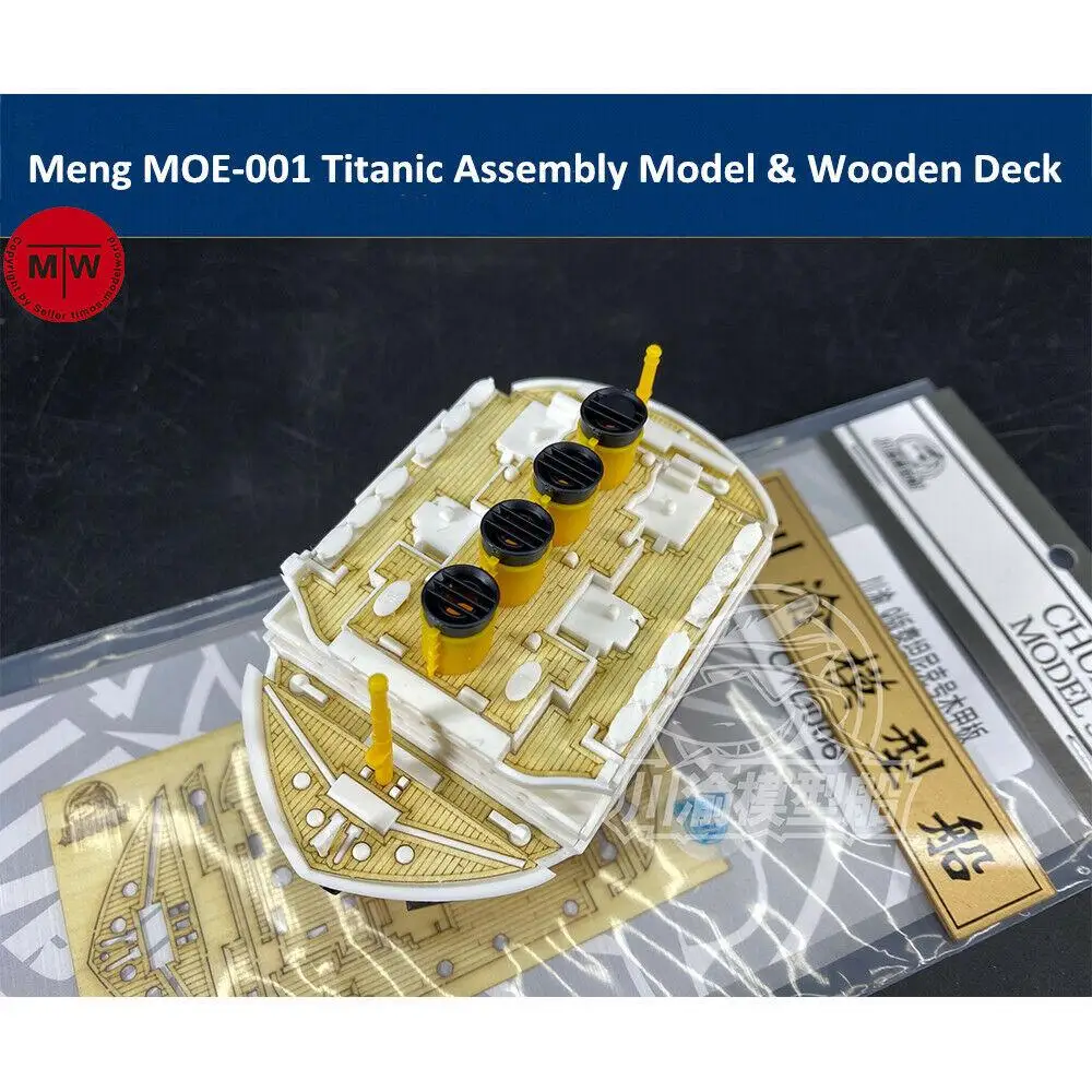 Meng MOE-001 Royal Mail Ship Titanic Q Edition Assembly Model Kits & Wooden Deck