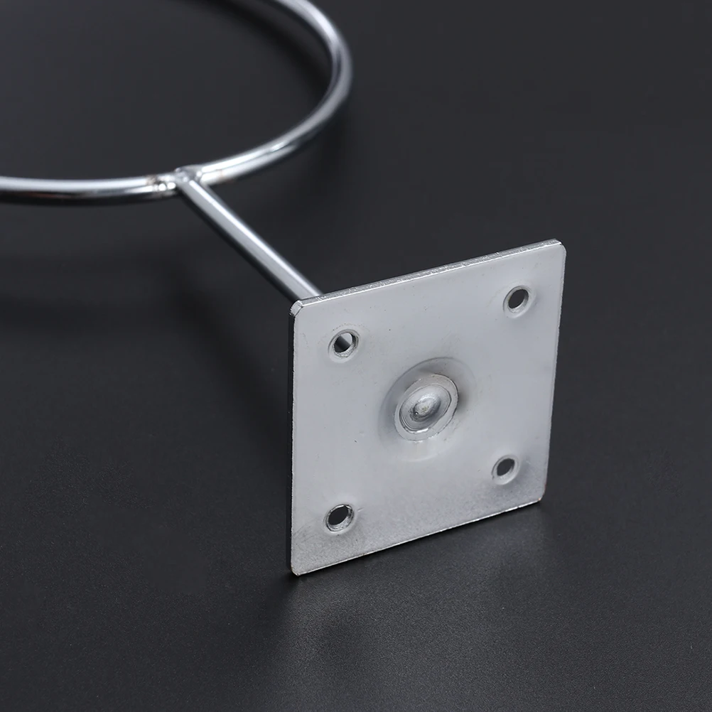 

2PCS Wall Mount Ball Display Rack 55 Inch Diameter Silver Basketball Storage Holder for Garage Exercise Fitness