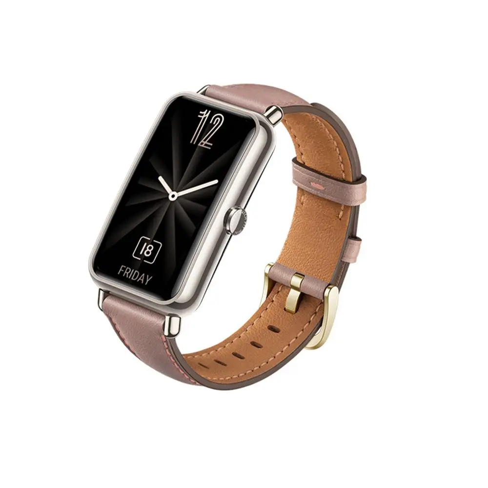 Cinturino morbido Smart Watch cinturino cinturino in pelle di ricambio per Huawei Watch Fit Mini
