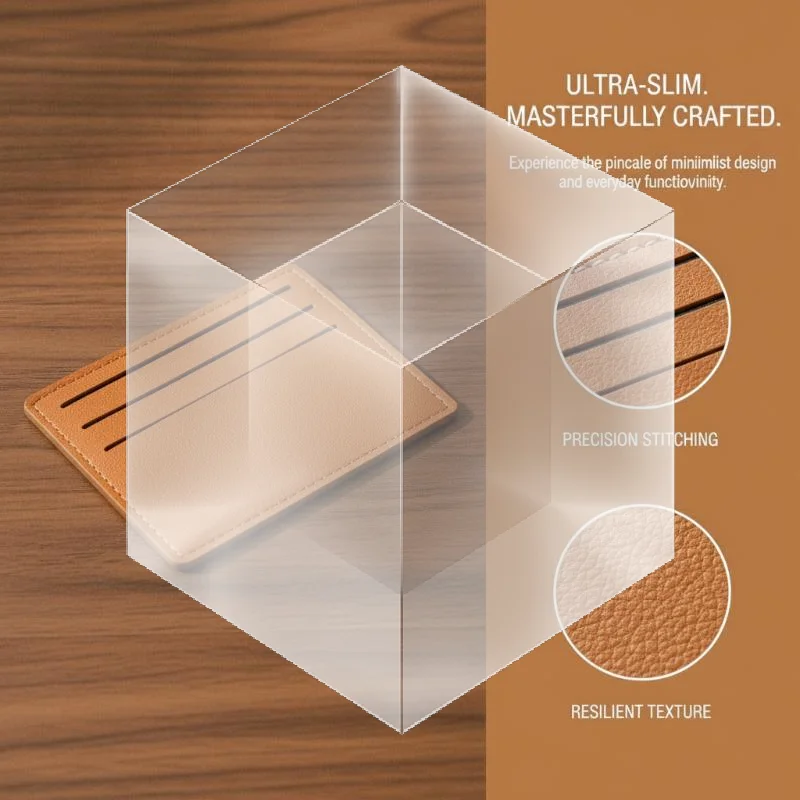 1 stuks slanke lederen creditc - Travel Wallet Slim recensie en prijs