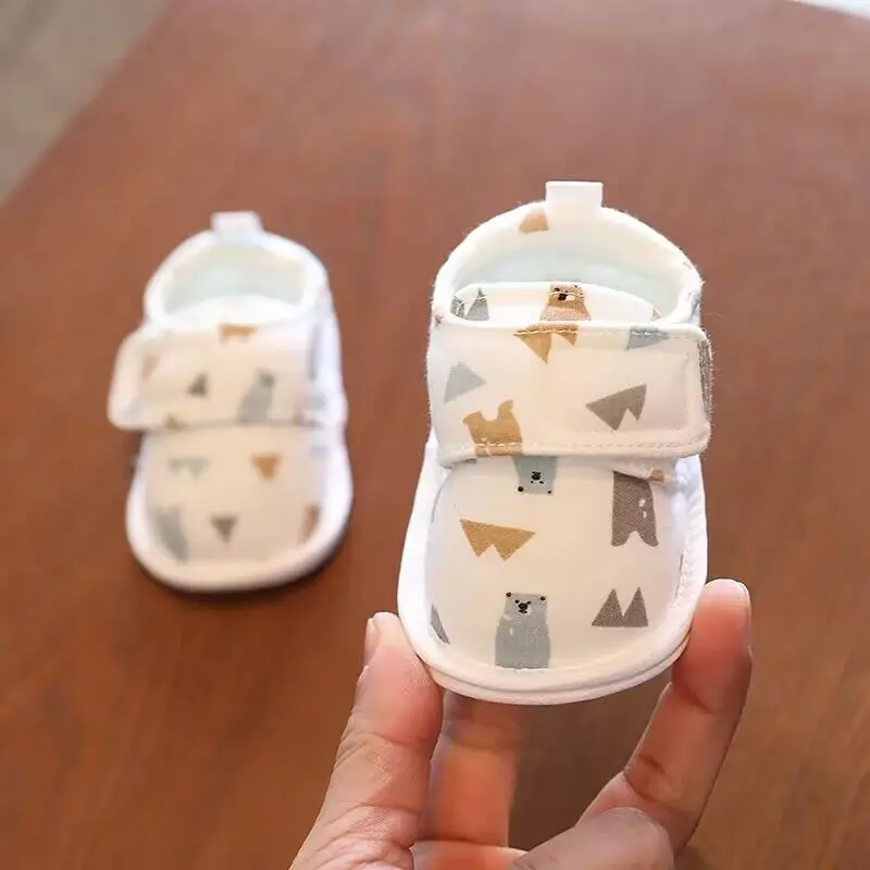 أحذية مطبوعة على شكل حيوانات كرتونية لعمر سنة واحدة، نعل ناعم غير قابل للانزلاق للأطفال للأولاد والبنات، أحذية رياضية كاجوال للأطفال الصغار، أحذية عيد الميلاد Gi