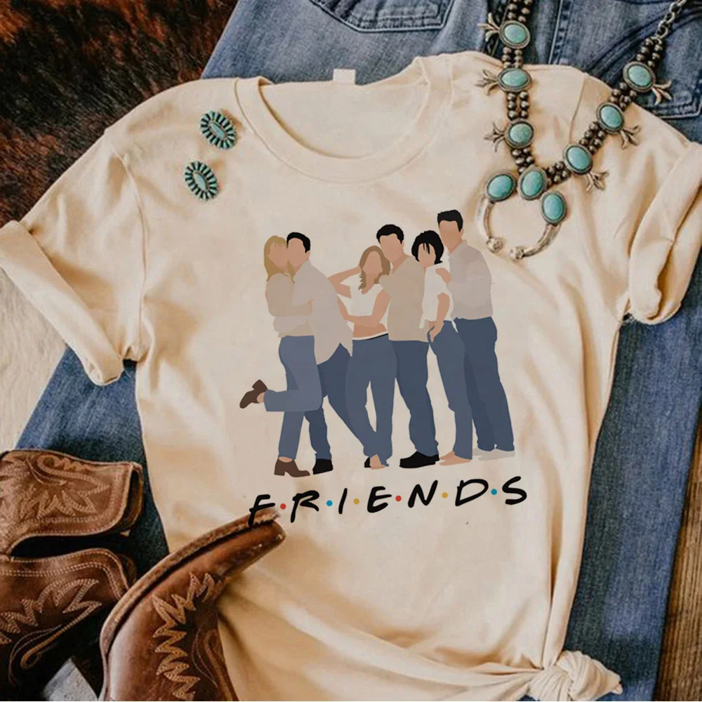 Friends tshirt women Graphic Pop Culture Gothic Classic top tees aesthetic Pastel 2000s 80s Punk