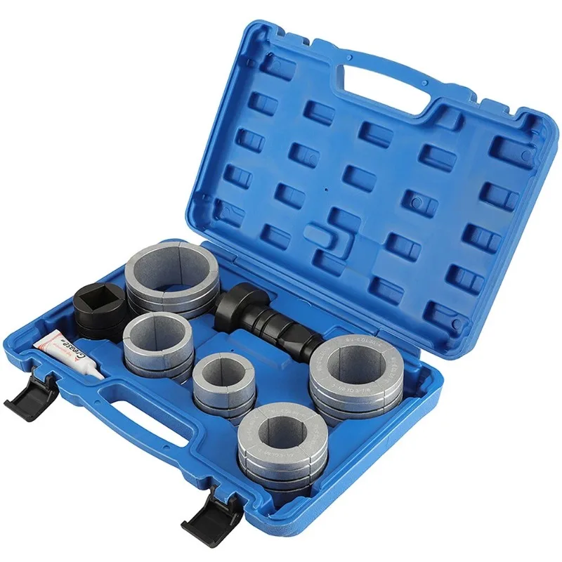 7-Piece Hydraulic Exhaust Pipe Expander for Automobile and Motorcycle Universal 1-5/8 