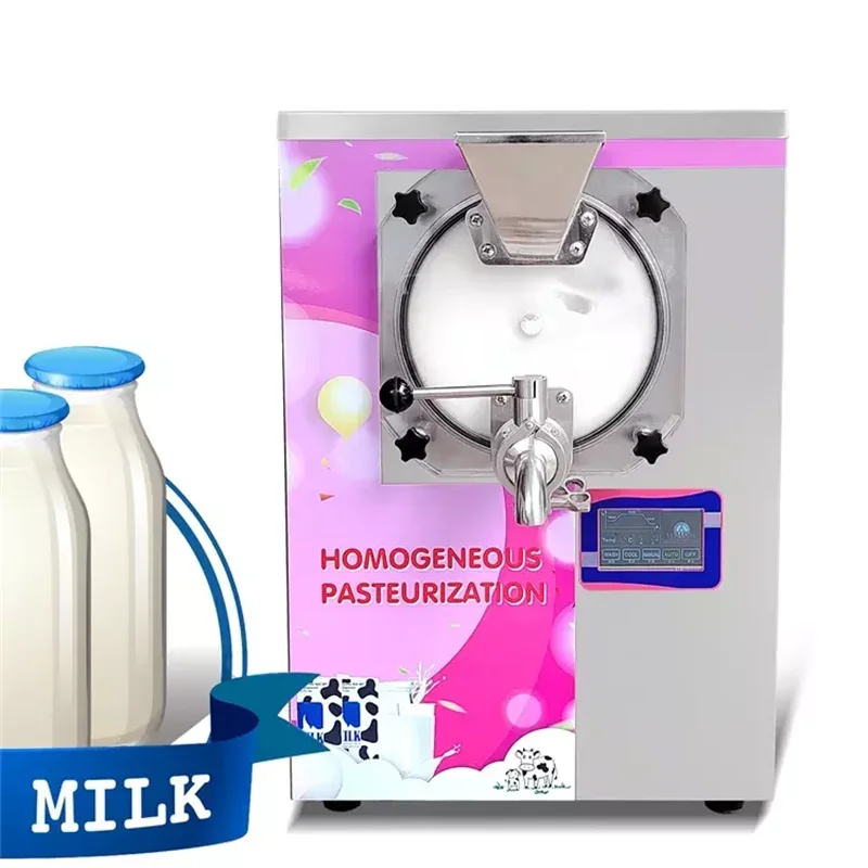 Fruit Juice Pasteurizer Ice Cream Milk Pasteurization Machine Pasteur Homogenizer Mixer Machine for Food Sterilization Equipment