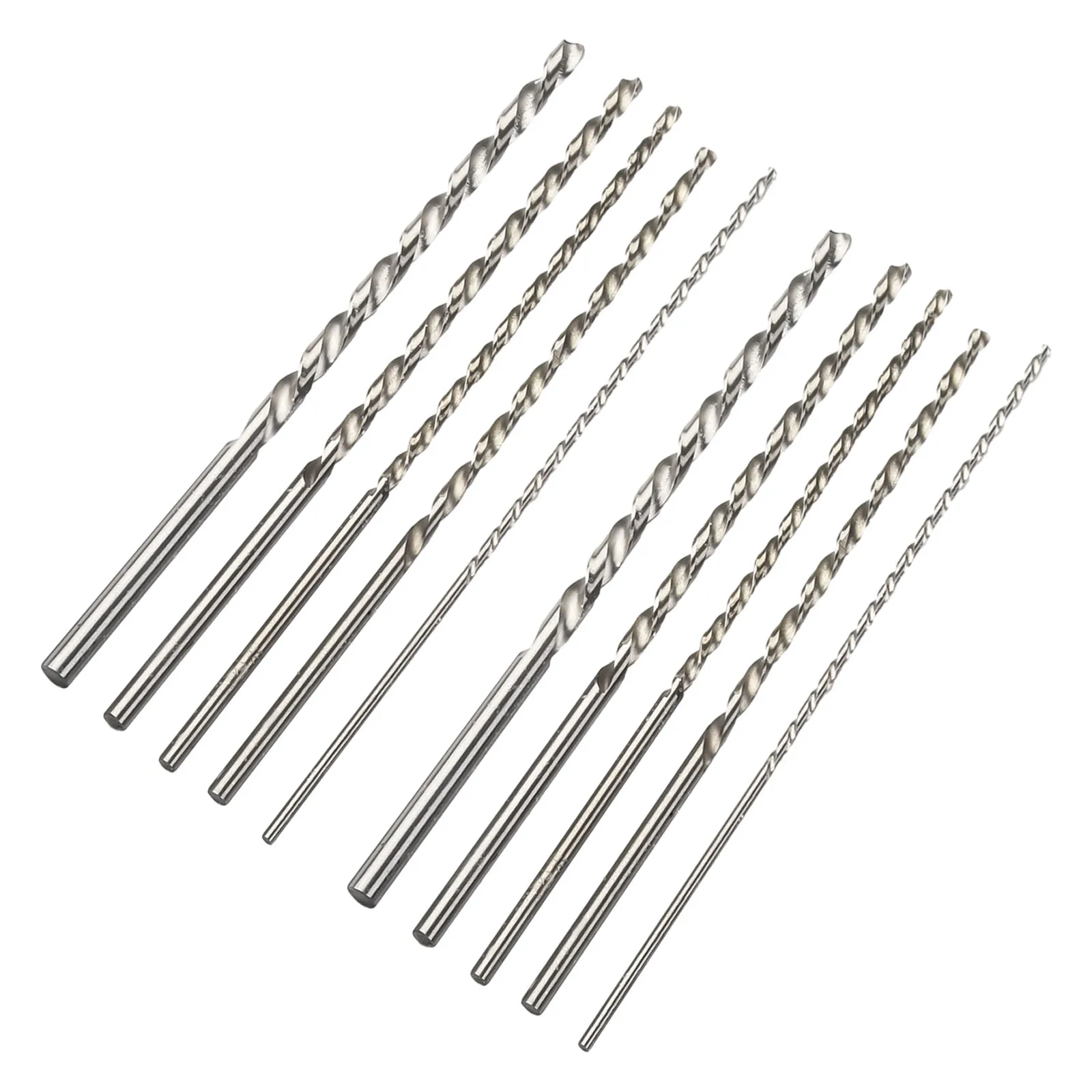 

10pcs Extra Long HSS Drill Bit Set 2mm, 3mm, 3.5mm, 4mm, 5mm Drill Bits