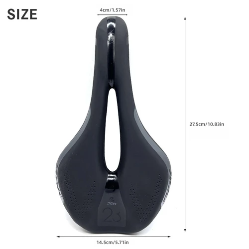 Imagen 2 del producto Sillines de bicicleta DDK, cómodo cojín, sillín de bicicleta MTB, diseño ergonómico, arco de acero, asiento de bicicleta hueco