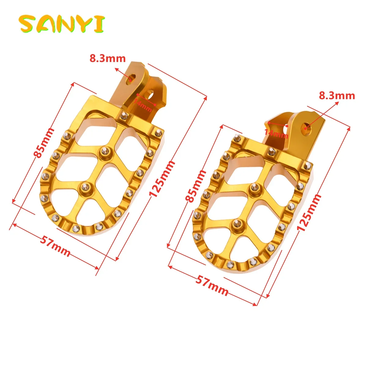 For SurRon Sur-Ron Light Bee X /S CNC Aluminum Foot Pegs Rest Footpegs Electric Motorcycle For Talaria Moto Acessorios