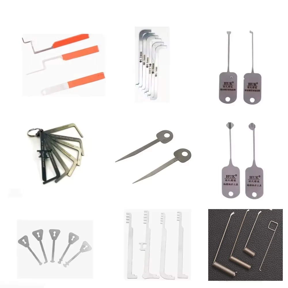 Multipurpose Protable Combo Lock Bypass Tool, Mini Shim Combination locksmith Tools