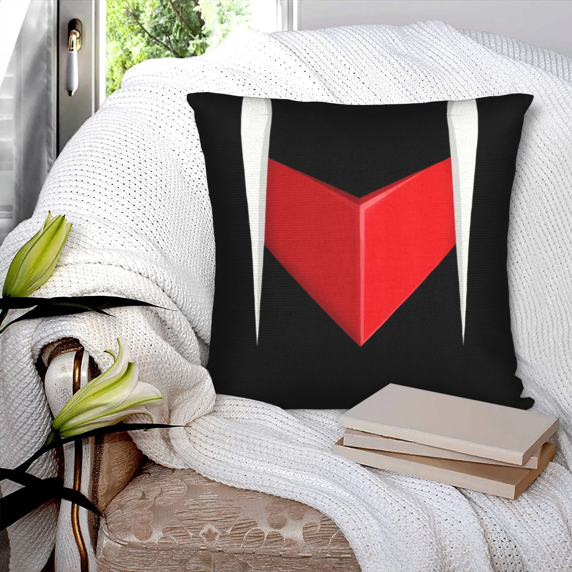UFO Robot Grendizer Cushion Cover 40x40cm Velvet Goldrake Goldorak Anime Mazinger Z for Sofa Car Square Pillowcase Decoration