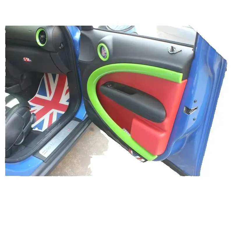 Brand New ABS Material UV Protected Mini Ray Style Pure Green Color Interior Kit For Mini Cooper Countryman (4 Pcs/Set)