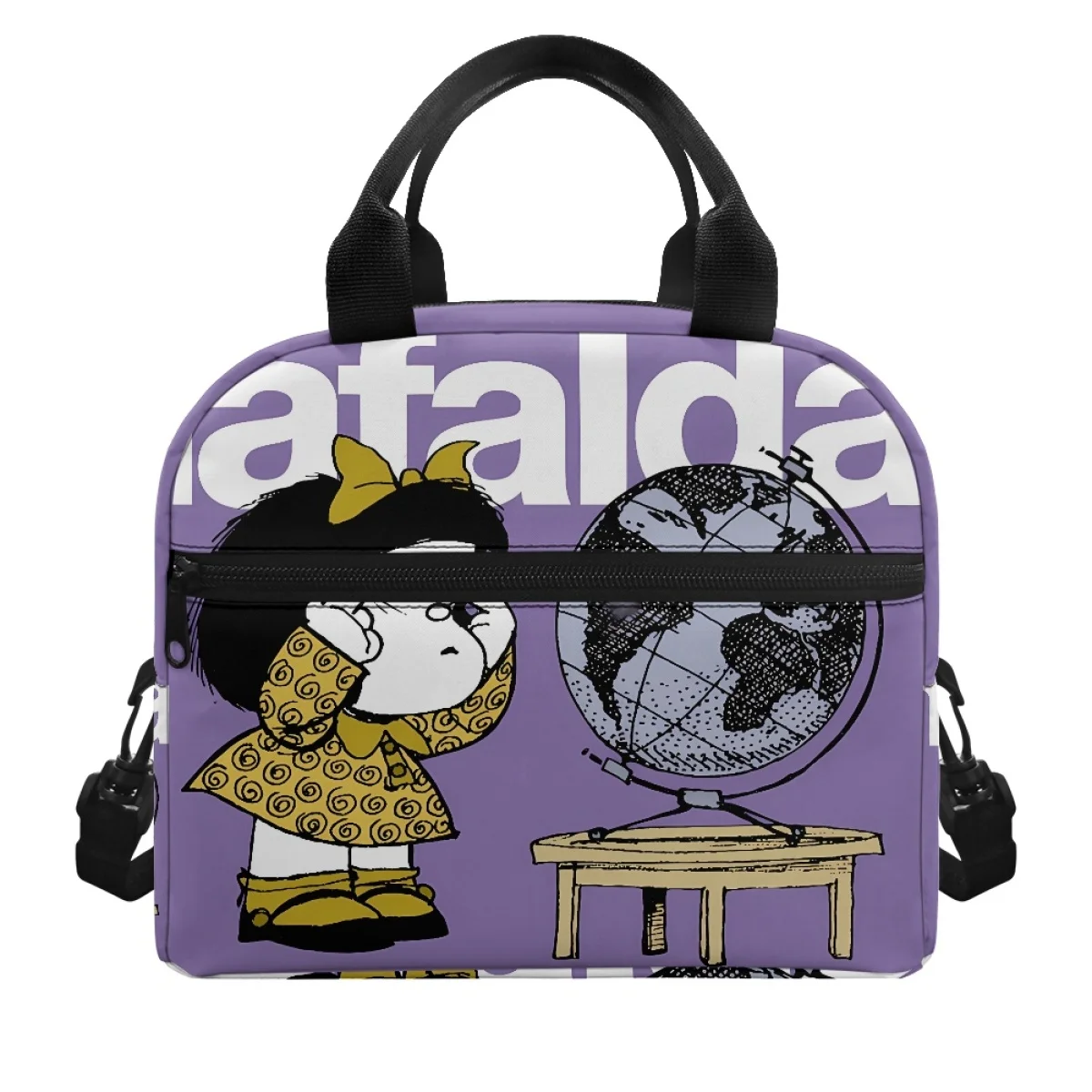 Bolsa de almuerzo con diseño de ma-falad para mujer, bolsa de almuerzo con aislamiento para las cuatro estaciones, fácil de llevar para viajes, senderismo, Picnic, Camping, escuela, kawaii Little Girl