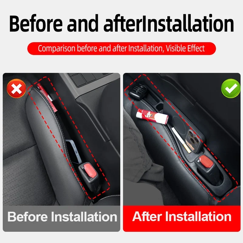 For Lexus GX460 GX550 2010-2027 Seat Crevice Gap Filler Center Console Drop Stop Protector Interior Modification Accessories