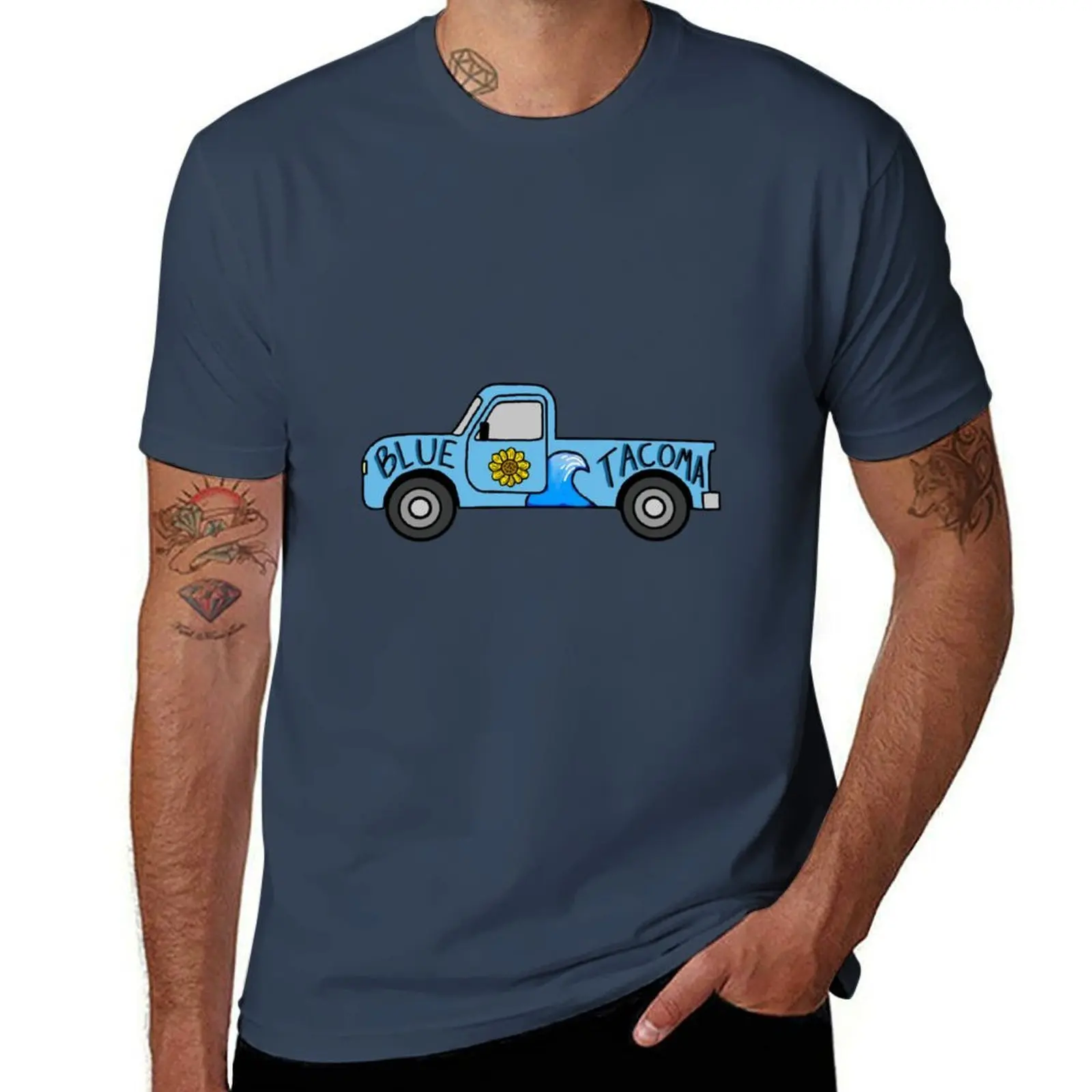 

Dickerson) Blue Tacoma (Russell T-Shirt Thanksgiving Day Tee Top