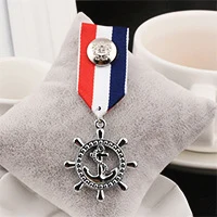 Pin rating small badge men and women\'s medal Harajuku Navy Badge Academy style