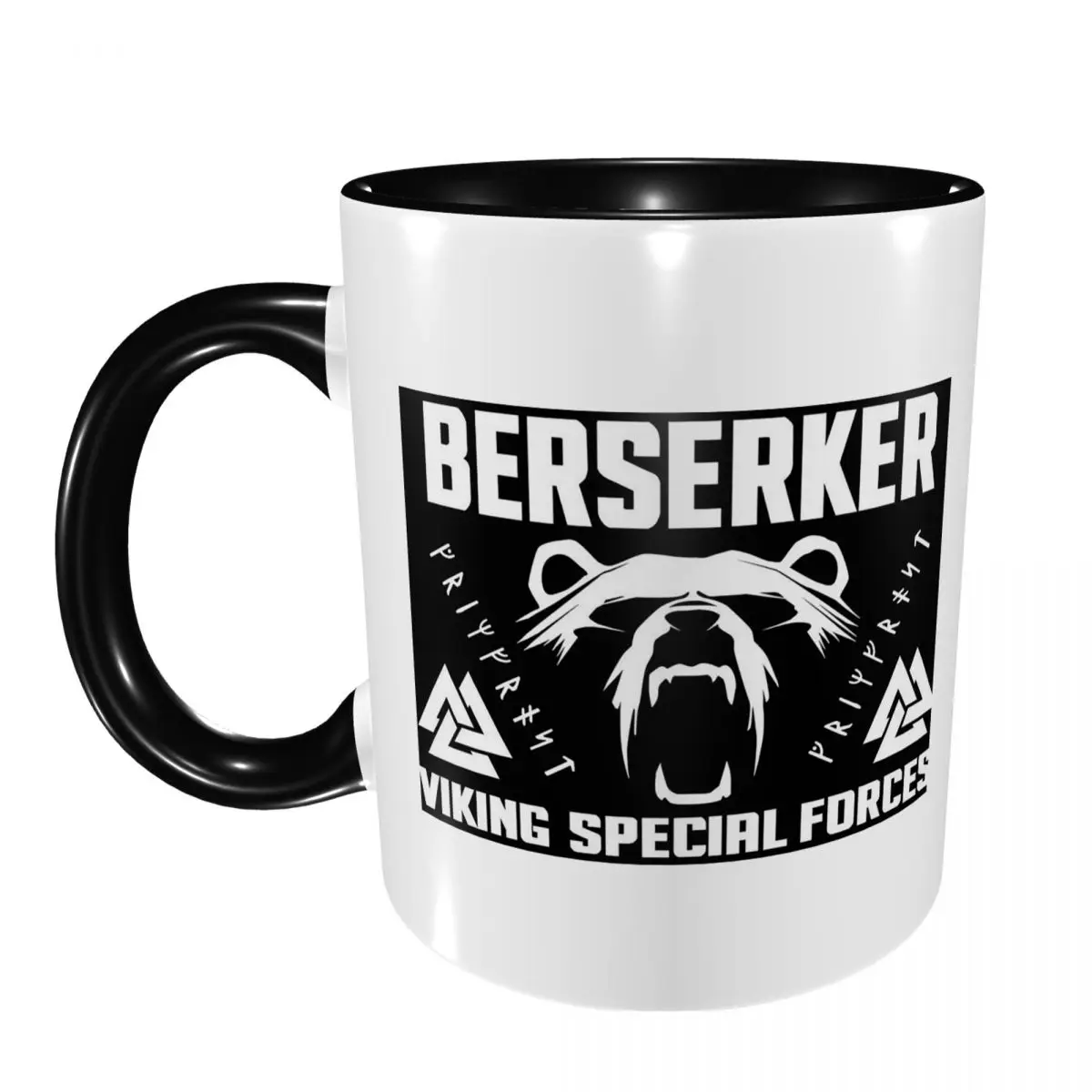Berserker Viking Mug Funny Ceramic Coffee Cups Tea Mugs Milk Cup Drinkware Gift for Friends
