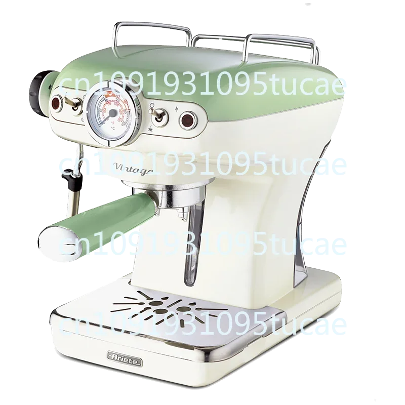 Small Professional Concentrated Steam One Milk Foam Coffee Maker Machine Ariete Home Italian Semi-automatic Retro Coffee Maker