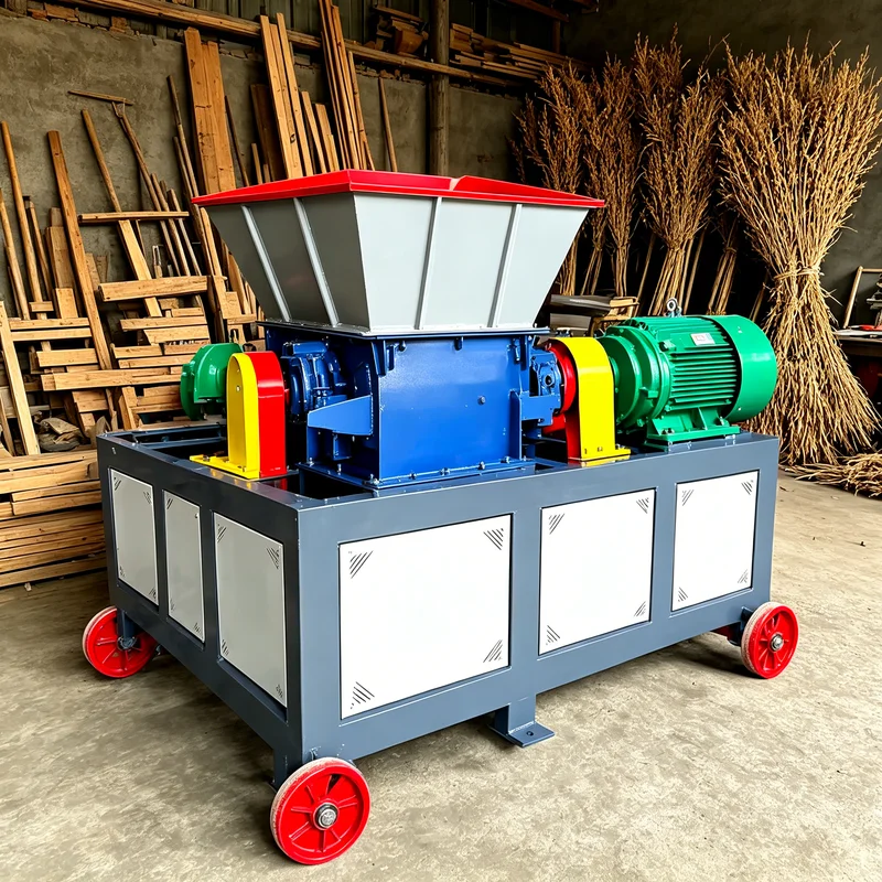 

Customized Shredder Machine & Dual-Shaft Shredder, adjustable speed design to meet different material shredding fineness needs