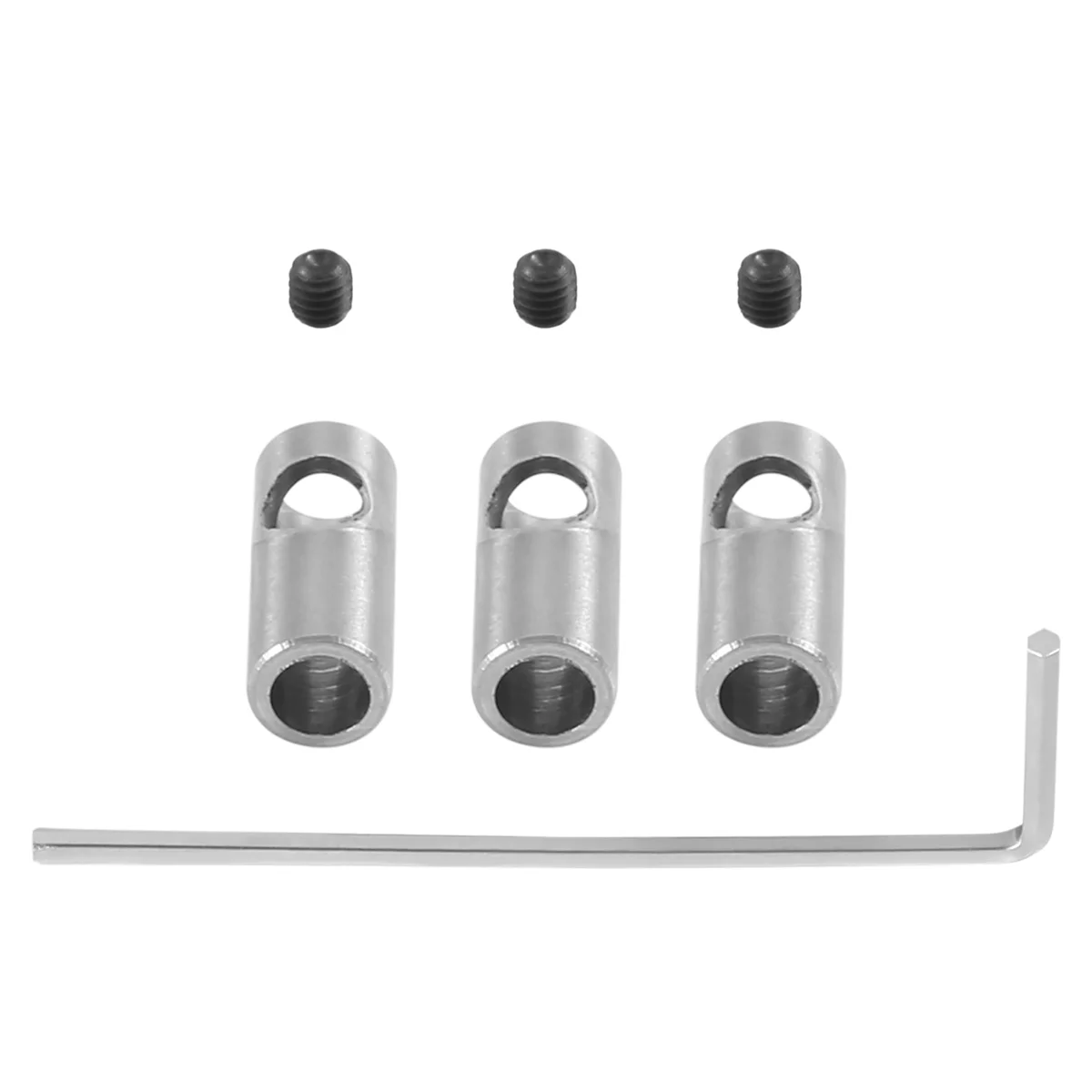 M15K3Pcs Asse motore da 3,17 mm a 5 mm Manicotto adattatore cambio sull'albero per modello RC Auto Barca Aereo 3650 550 540 Motore