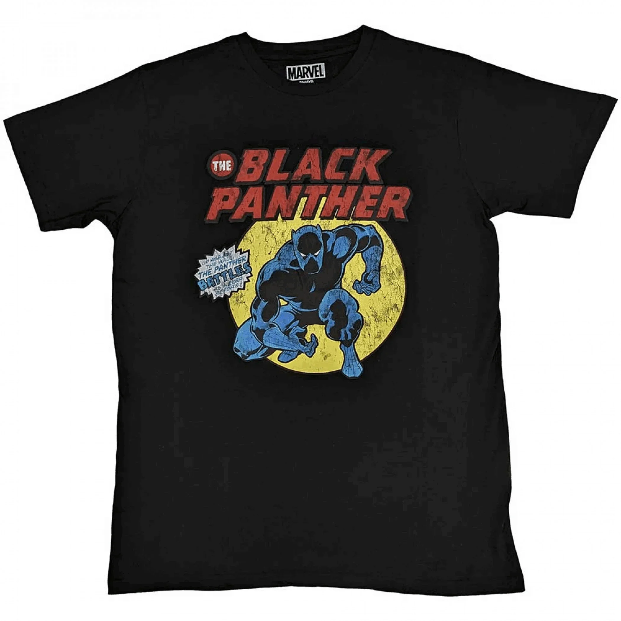 Marvel Movies Summer New Black Panther Fight Comic Art Boys and Girls T-Shirt KID/Adult Creative Printed Casual Short Sleeve Top