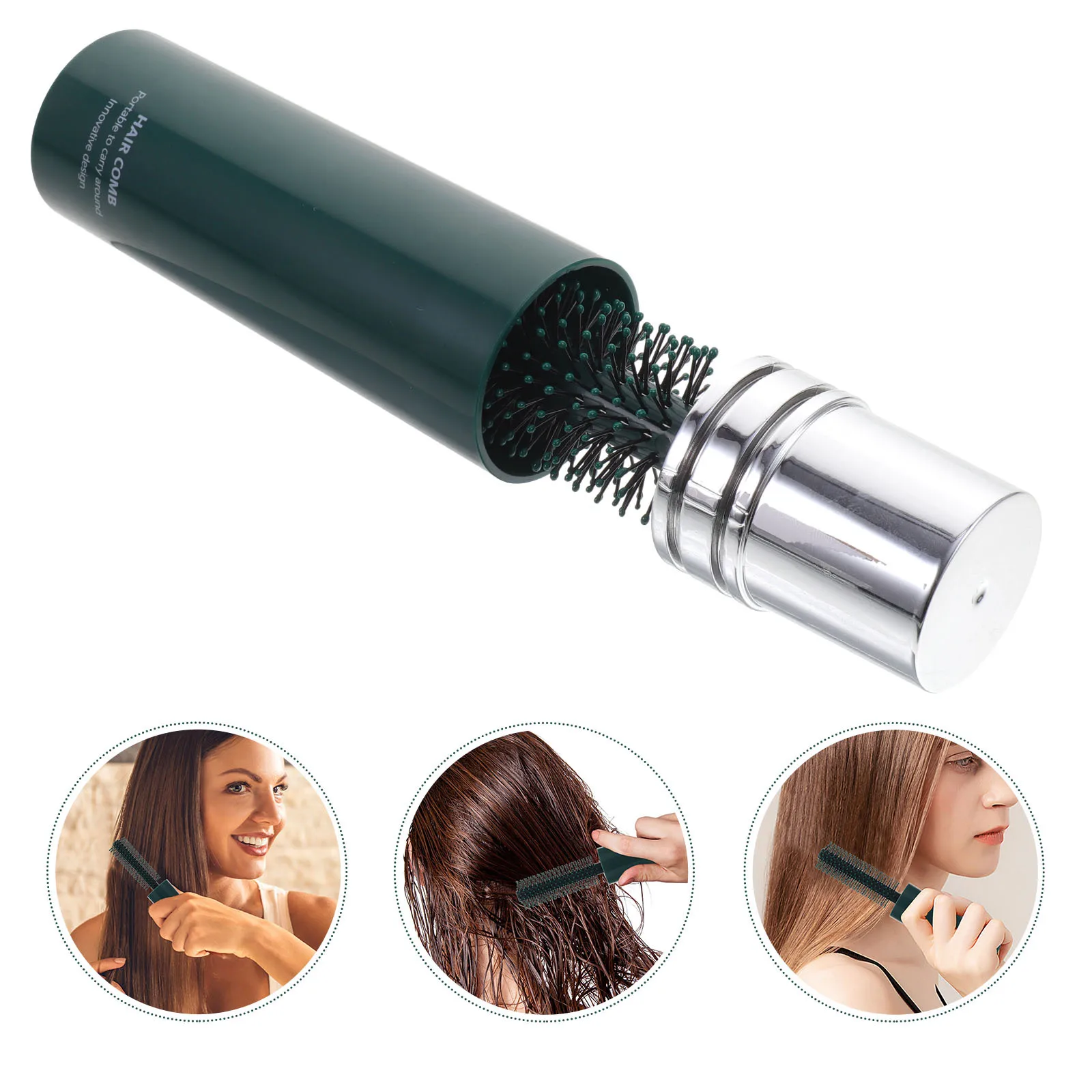 

Hairbrush with Smooth Teeth Roll Brush for Women Men Curl Training Styling Blow Dry Brush Daily Hair Care Essential
