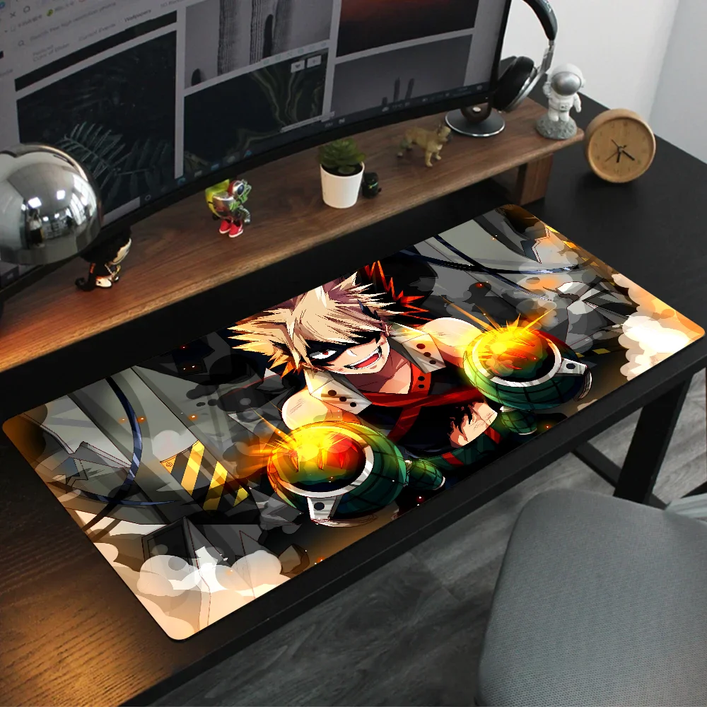 My Hero Academia Bakugo Katsuki Anime Mousepad tappetino per Mouse tappetino da scrivania con Pad accessori da gioco Prime Gaming XXL