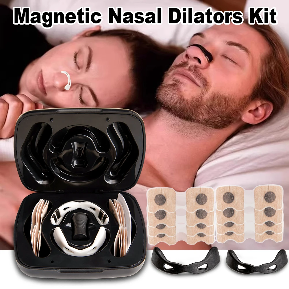 

Magnetic Nasal Strips Intake Breathing Nose Breathe Strips Nasal Dilators Starter Kits Increase Sports Air Sleep Anti-snoring