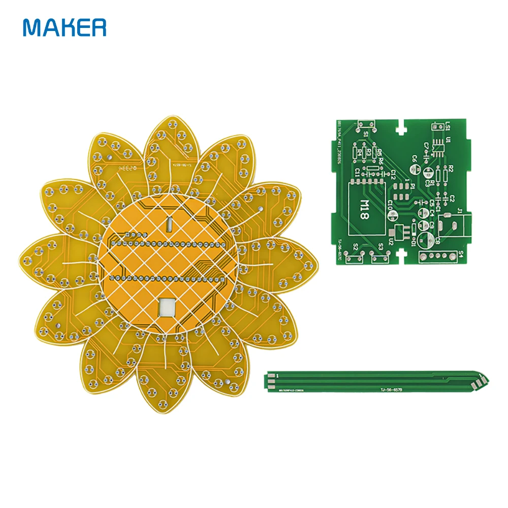 Sunflower Bluetooth Sound LED Kit Animation Mode Music Spectrum Creative Fun DIY Electronic Production Parts