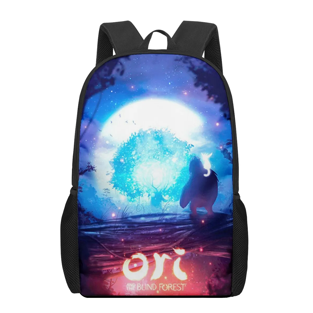 Ori And The Will Of The Wisps 3D Pattern School Bag for Children Girls Boys Casual Book Bags Kids Backpack Boys Girls Schoolbags