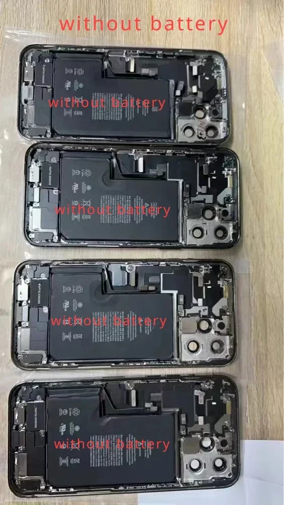 

Full Assembly Back Cover for 15 Pro MAX Housing Battery Door Middle Chassis Frame Rear with Flex Cable Phone Repair Parts