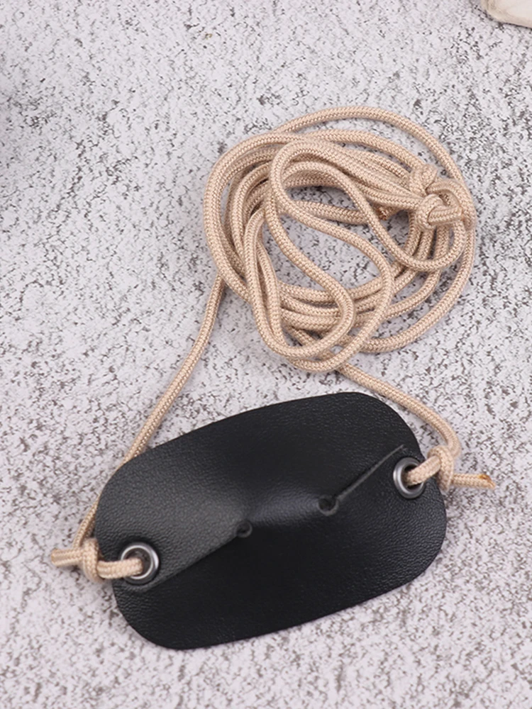 Fronde de lancer en cuir faite à la main, fronde à l'ancienne pour Sports de plein air, Camping, tir, randonnée, accessoires de chasse
