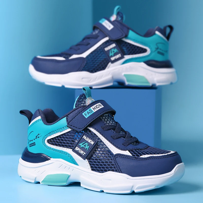 

Дышащая детская спортивная обувь для улицы кроссовки для мальчиков летняя легкая детская обувь для бега Удобная прогулочная обувь