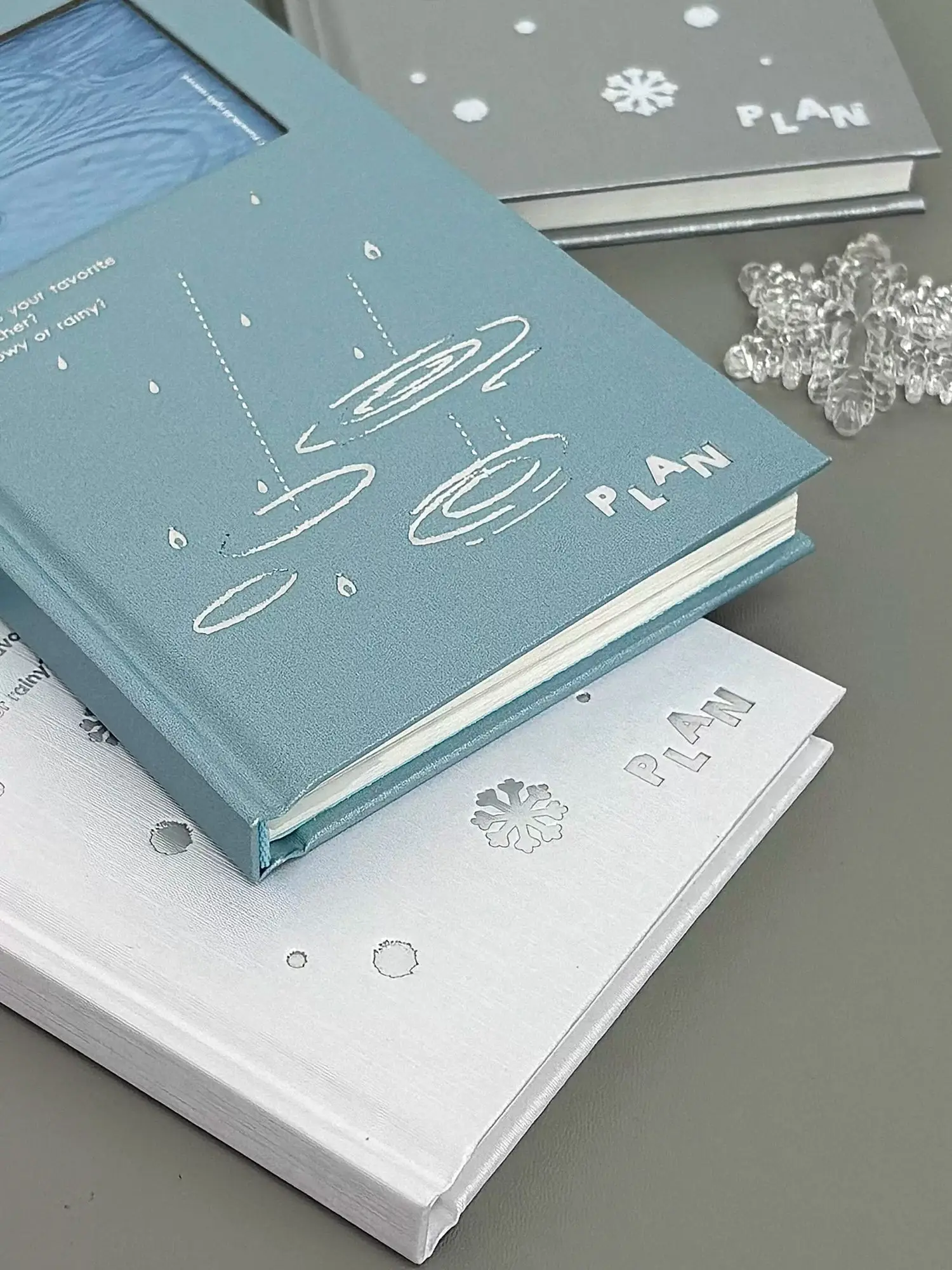 MINKYS 2027 Daily Planner Notebook Portable Journal Monthly Weather Notebook School Office Stationery