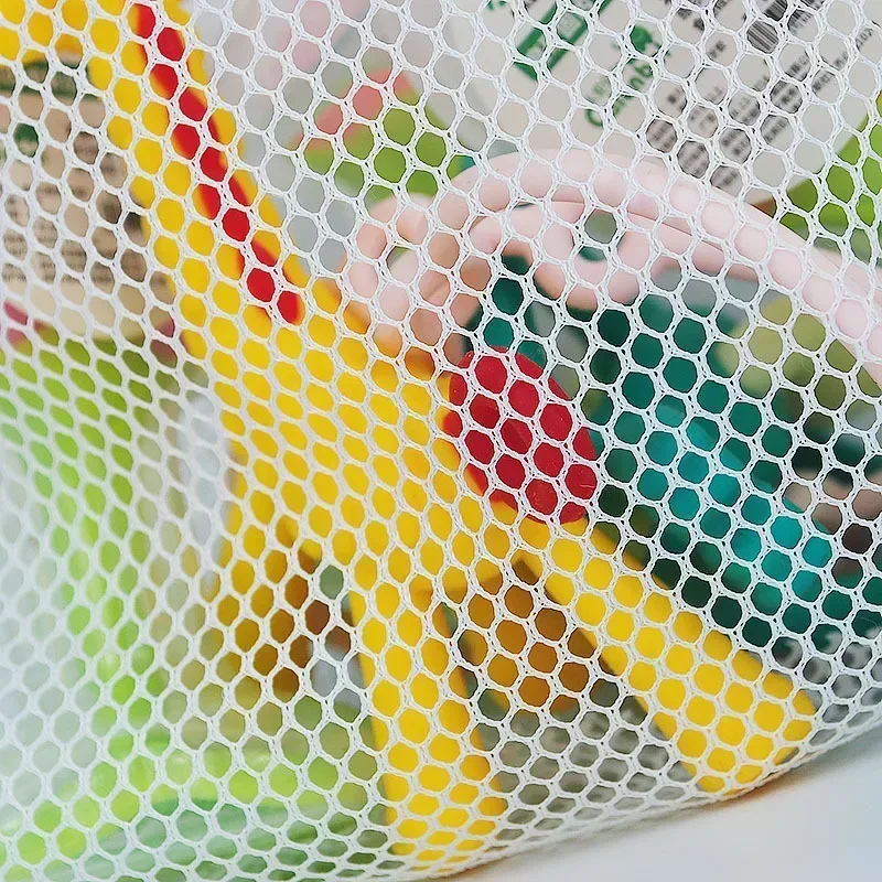 Mesh Bags Nylon Net with Drawstrings Travel Stuff Storage Pouch String for Mini Stuff MP3 Charger Earphone Key, Travel Organizer