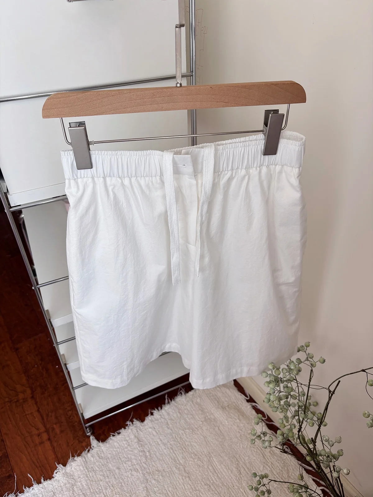 

Элегантные повседневные брюки с высокой талией и широкими штанинами, эластичные, в корейском стиле, прямого кроя, джинсы-капри