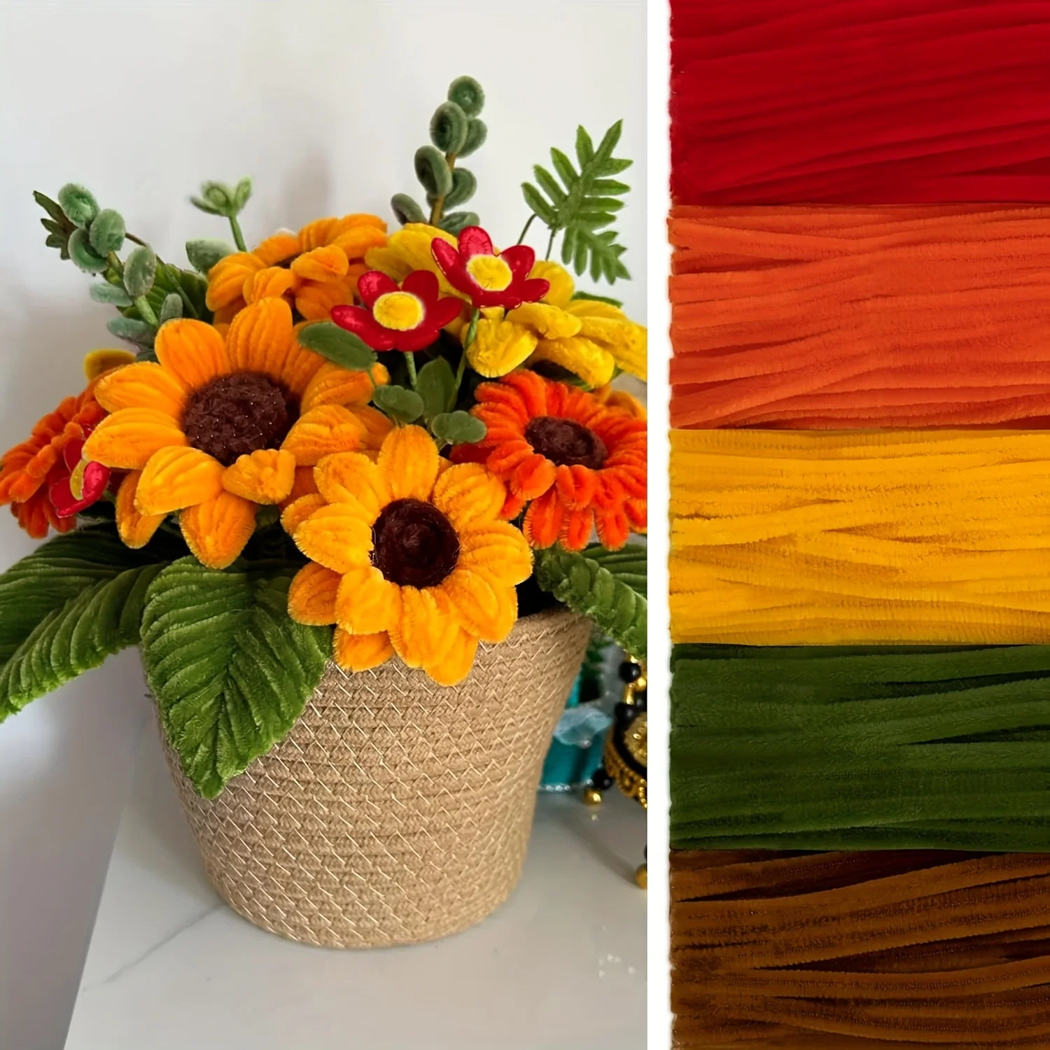 500/600 stuks pijpreinigers chenille stengels 12 inch ambachtelijke benodigdheden bulk voor doe-het-zelf kunst- en ambachtelijke projecten creatief cadeau